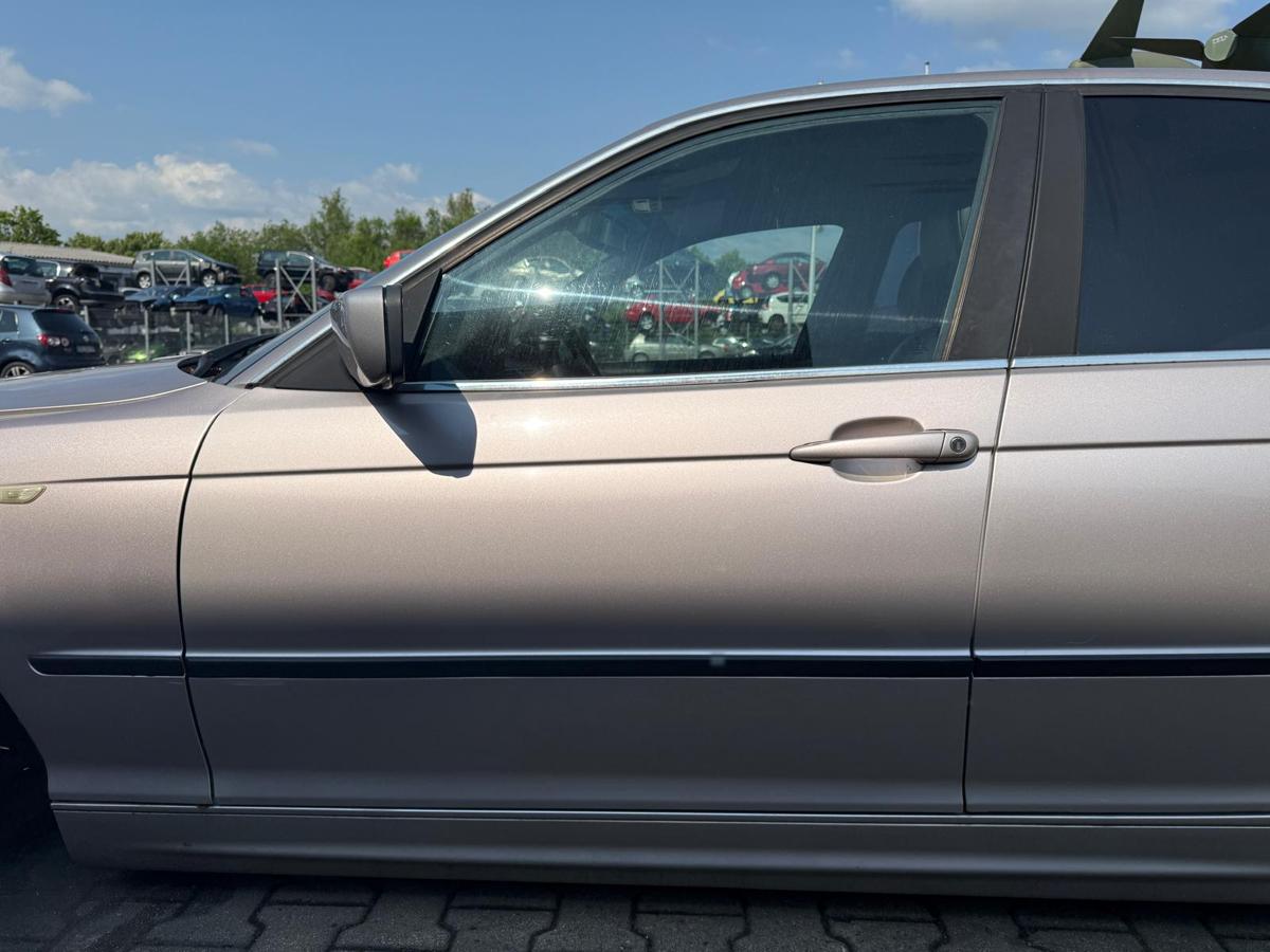 BMW 3er E46 original Tür vorn links 490 Diamant Metallic Titansilber Rohbau BJ04